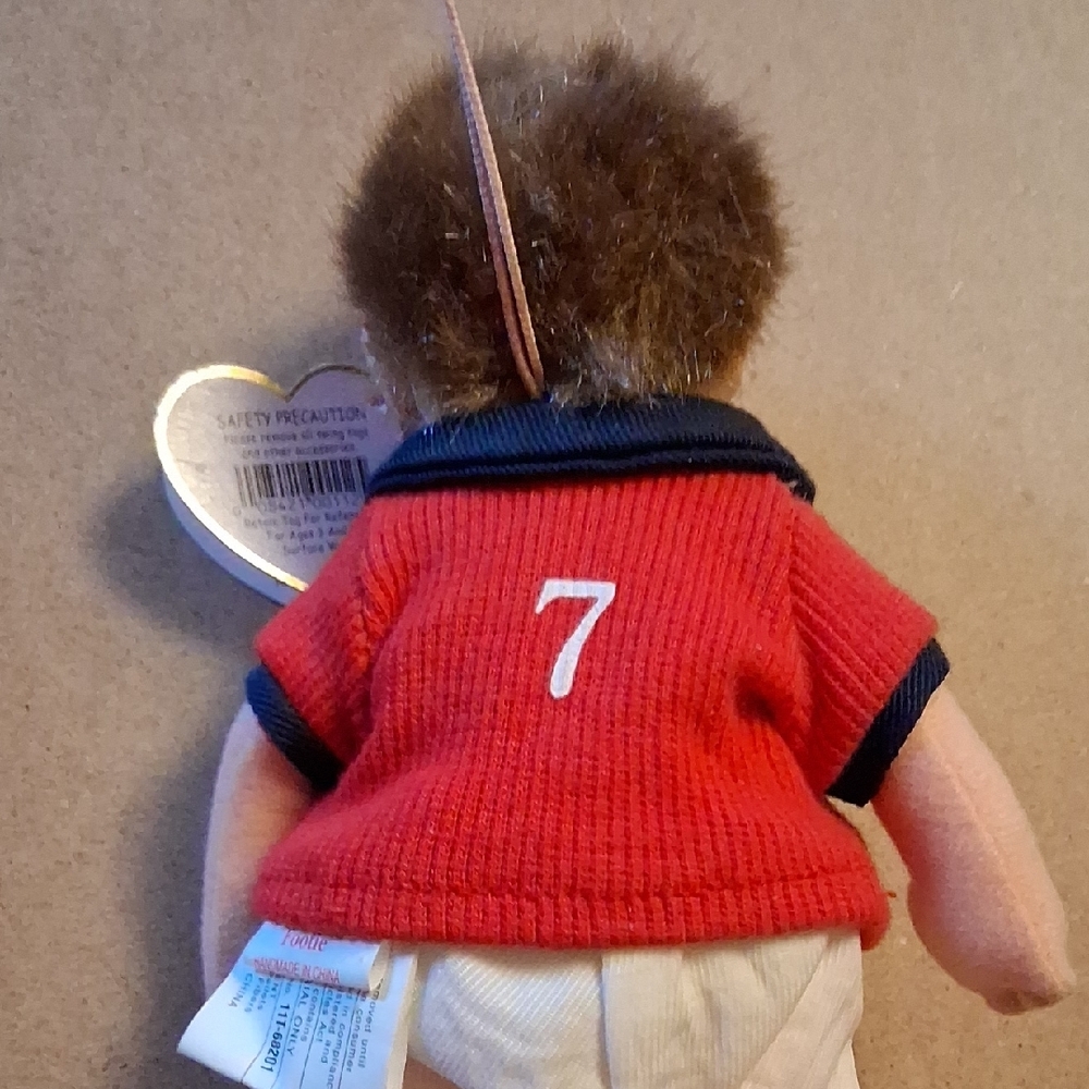 Footy Red and White Soccer Plush Doll NWT - Picture 5 of 13
